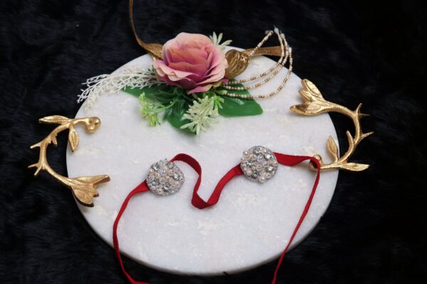 Classic Pearl and Crystal Cluster Earrings - Image 2