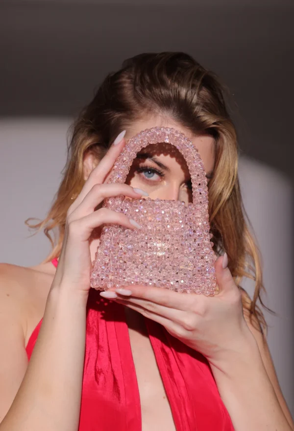 PINK CRYSTAL BAG - Image 3