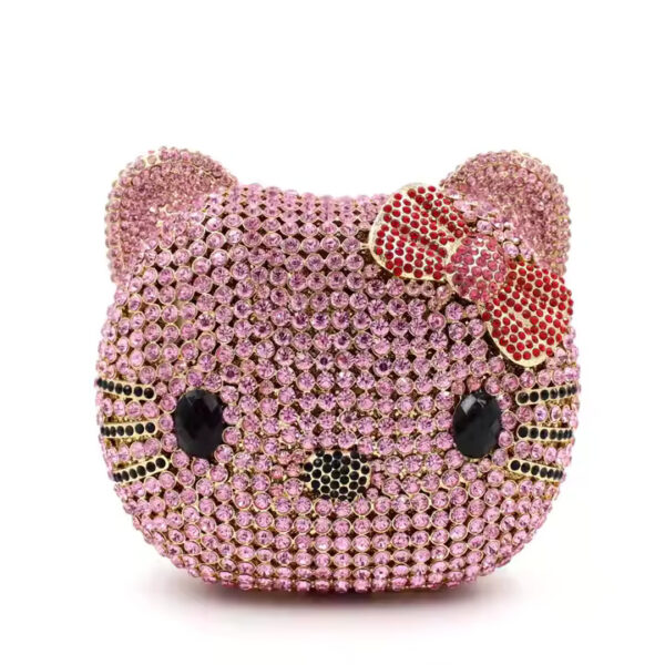 Hello Kitty Luxury Crystal Clutch Purse - Image 2