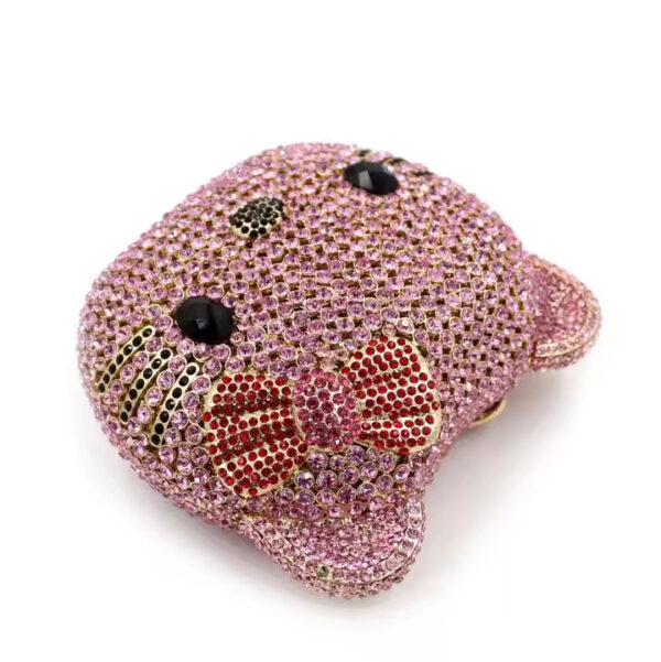 Hello Kitty Luxury Crystal Clutch Purse - Image 3
