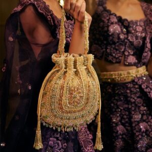 Gold Embellished Potli