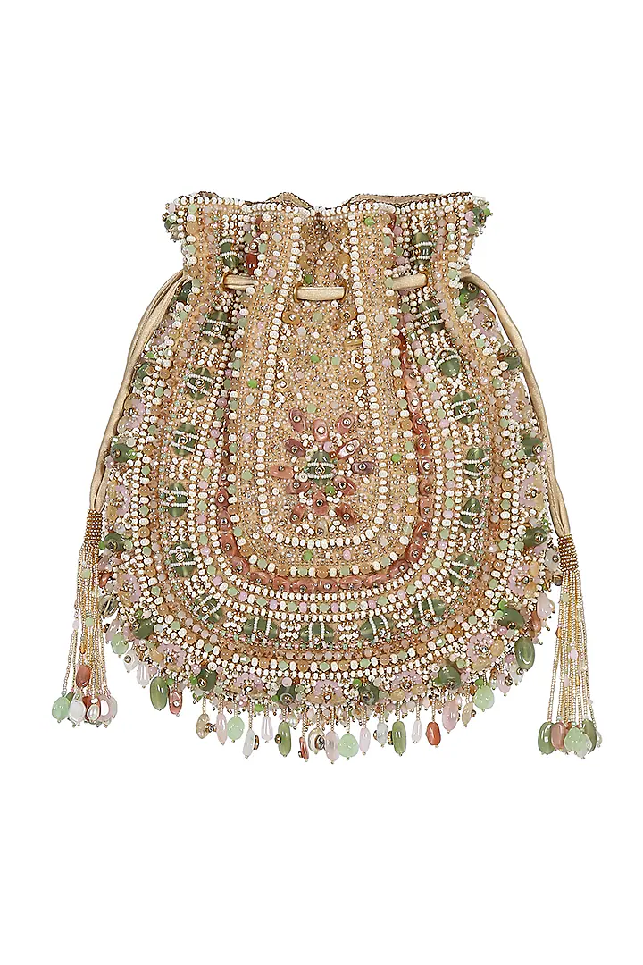 Gold Embellished Potli - Image 2