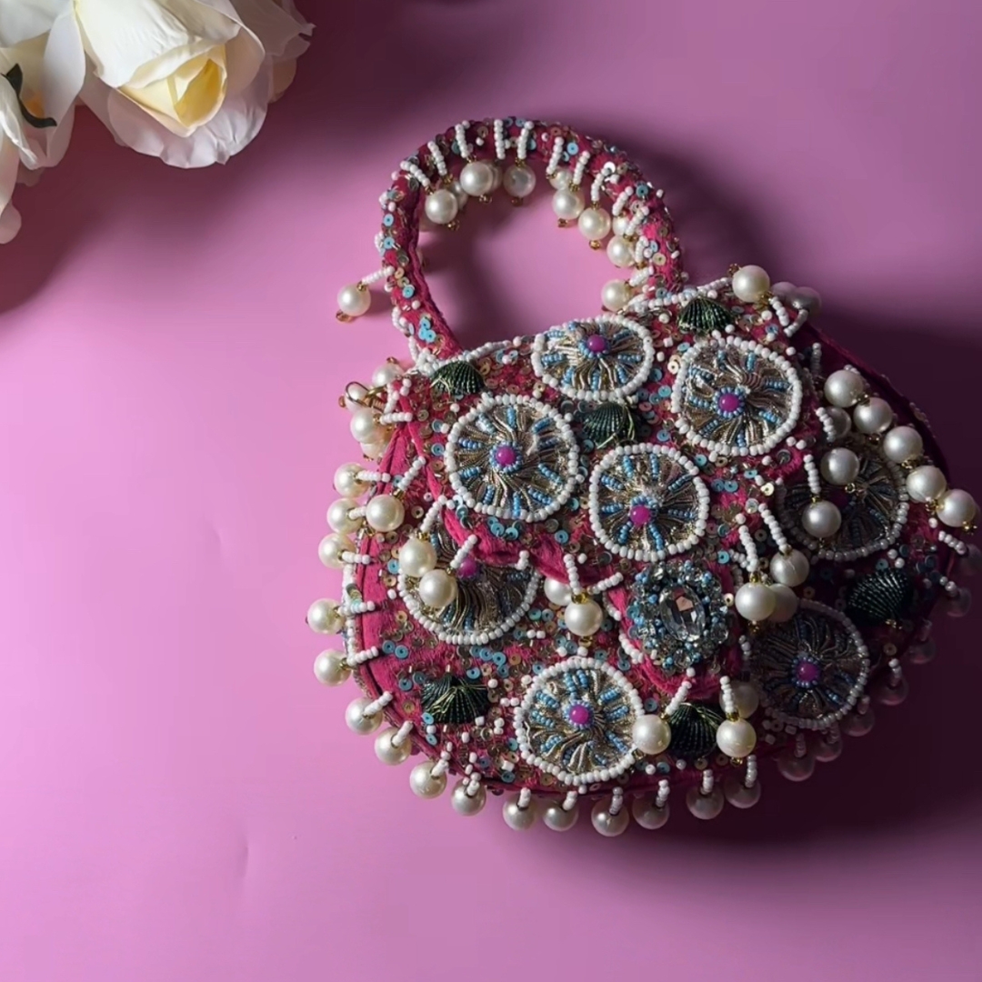 Royal Riwaayat Pearl Clutch