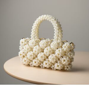 Vintage Pearl Cluster Designer Bag