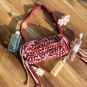 Ruby Sling Bag – Red & Pink Mini Clutch